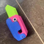 3D Printing Gravity Cub Jumping Small Radish Knife Mini Model Student Prize Pendant Decompression Toy For Children Gift